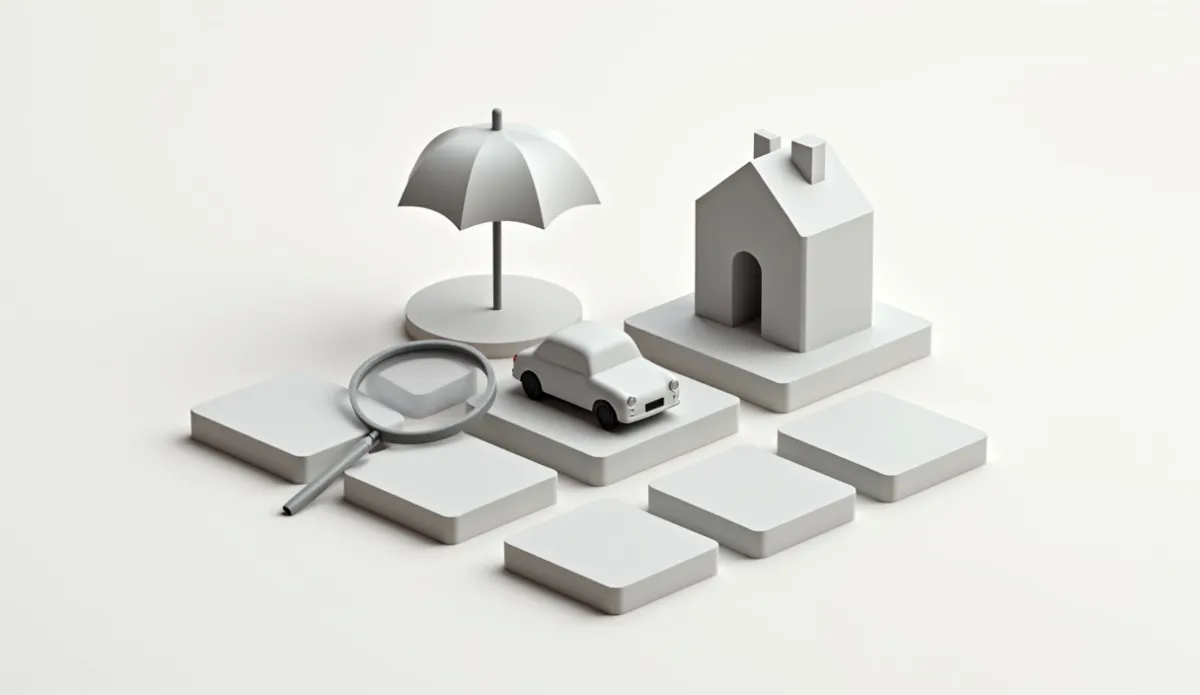 Editorial illustration: Insurance Native Ad Examples: 7 Live Creatives That Keep Running