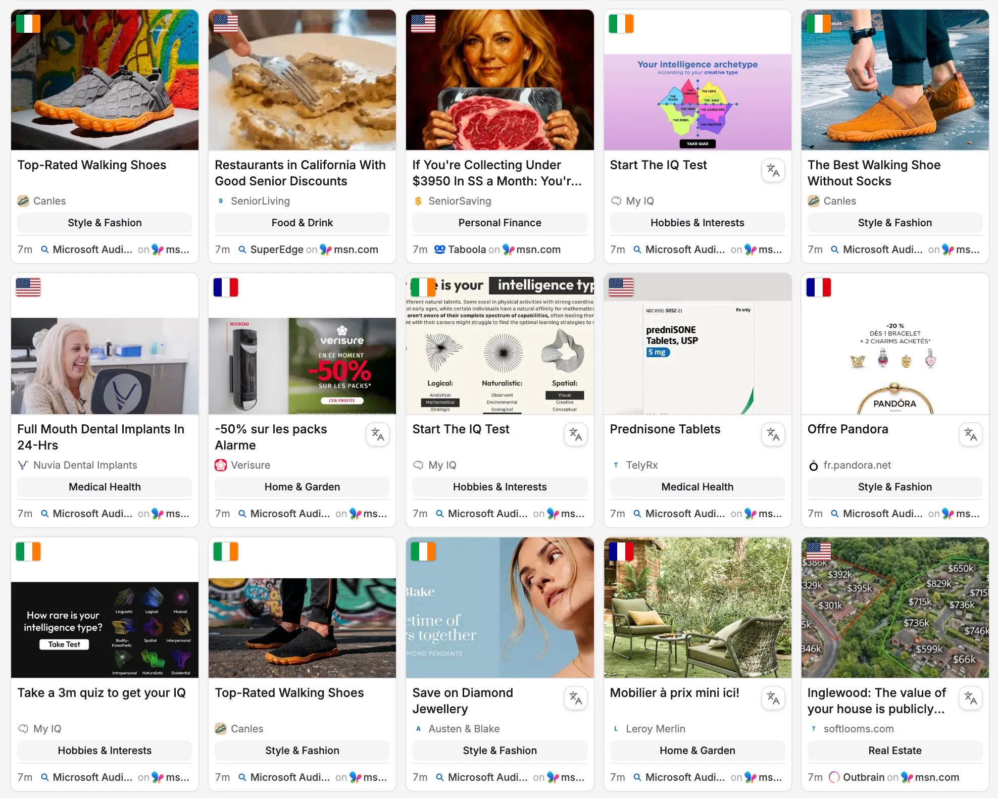 A biblioteca de anúncios do OpenAdLibrary em redes nativas